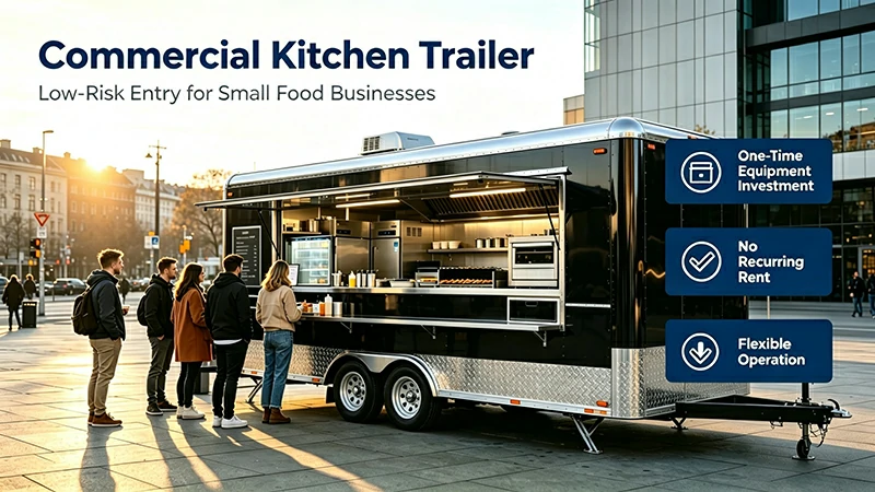 commercial kitchen trailer for sale