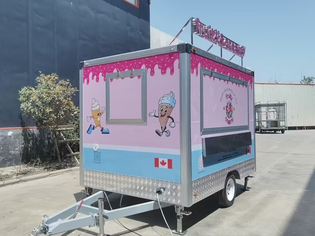 ice cream vending trailer